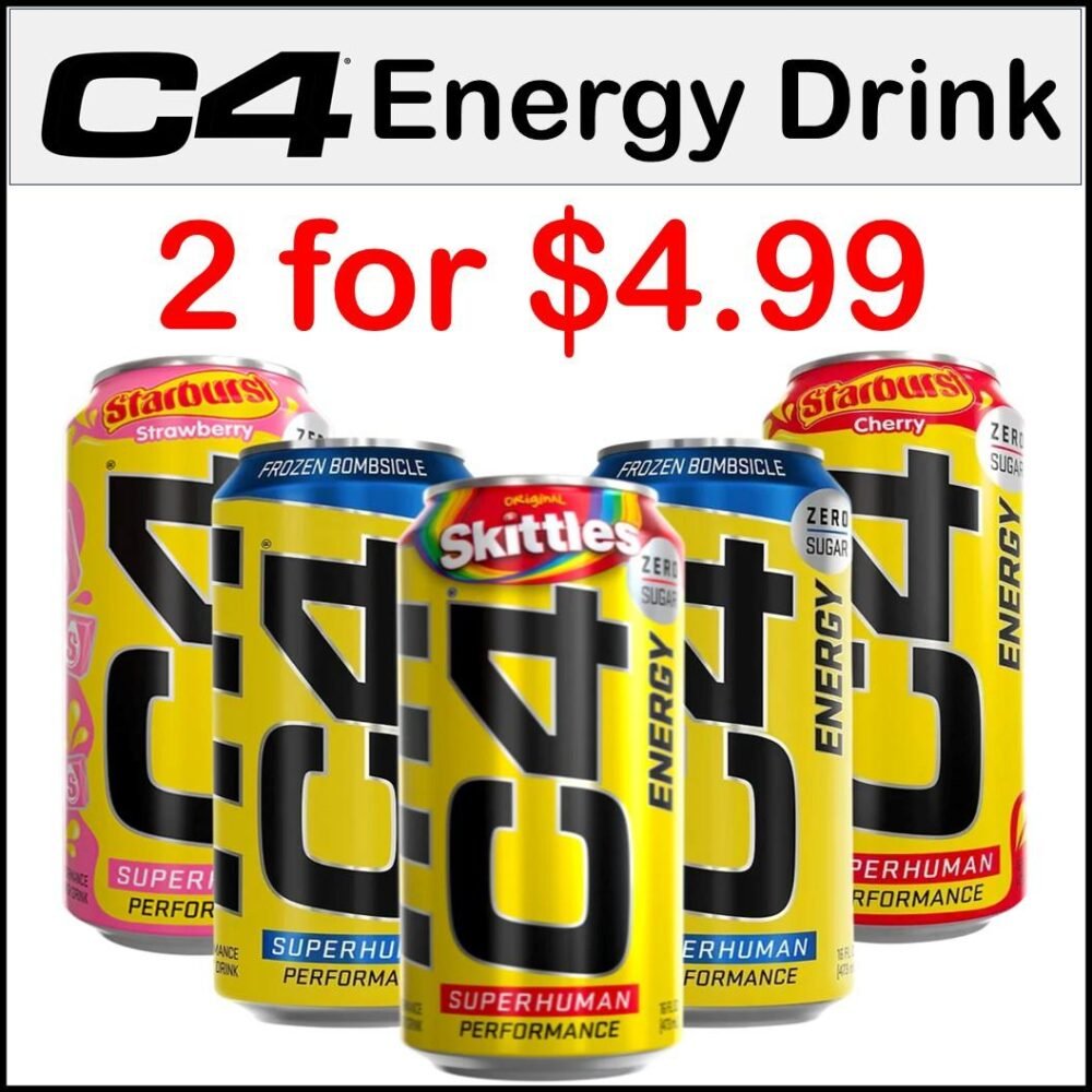 C4 Energy Drink 16oz. Can Special