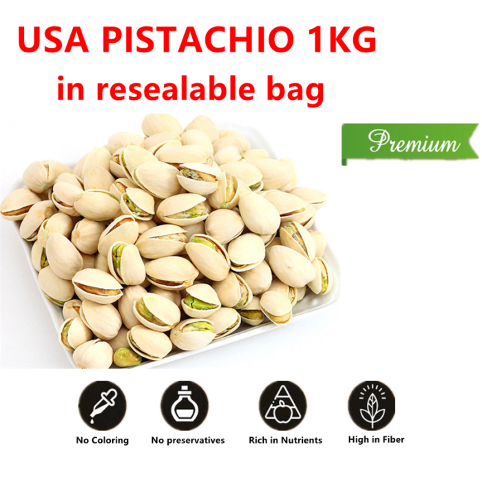 Original color baked crispy pistachios